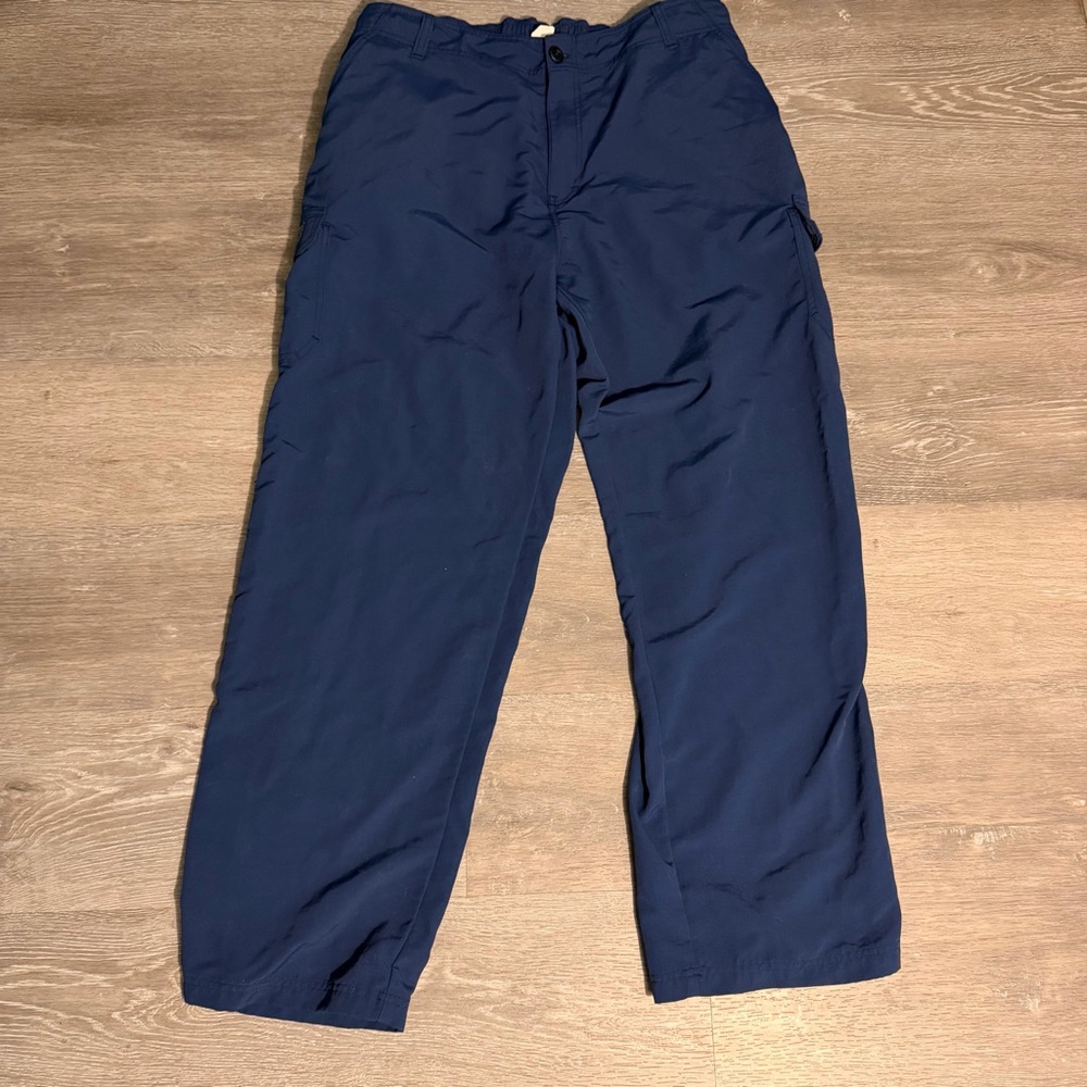 Fishworks Mens  Navy Blue Pants Size 40 Outdoors Fishing Light USA Made